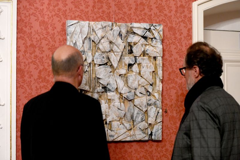 Werke des Künstlers Jan Polacek stehen im Mittelpunkt der diesjährigen "Intervention" in den Räumen des Fuldaer Bischofshauses.  Foto: Bistum Fulda/Marzena Seidel